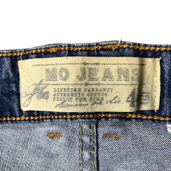Maurice Malone Mo Jeans Vintage Y2K Straight Leg Blue Denim Jeans 38x33 - Picture 3 of 7